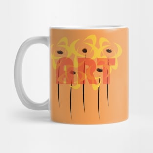 Pop Art Floral Mug